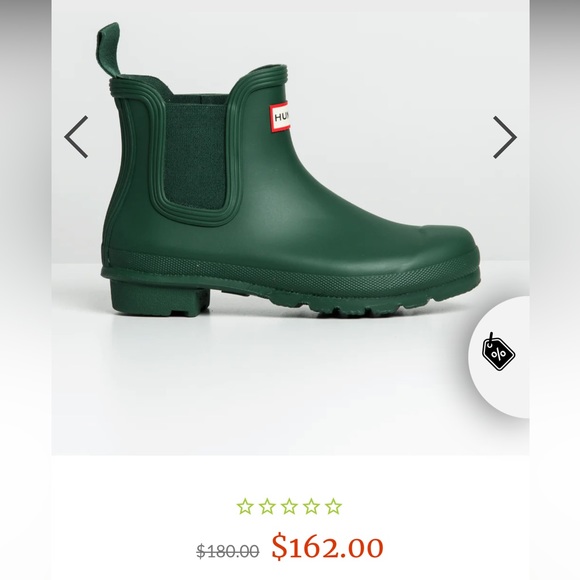 Authentic hunter boots - dark green size 6, never worn. - Picture 5 of 5